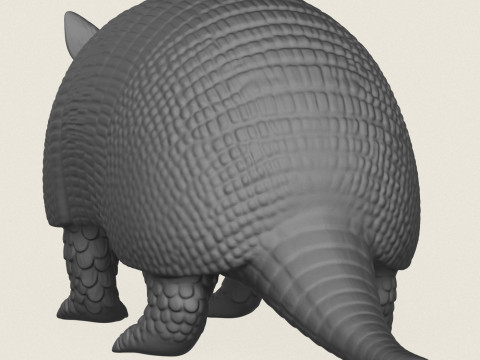 G&uuml;rteltier 3D Druckmodell