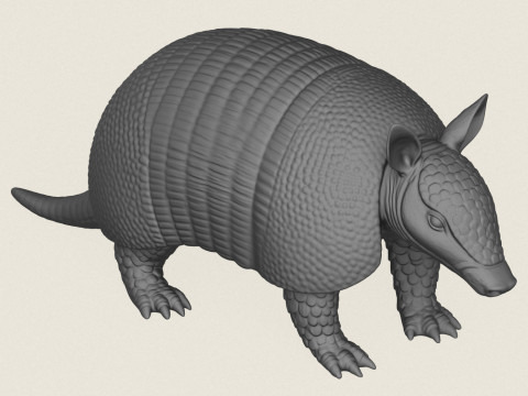 G&uuml;rteltier 3D Druckmodell