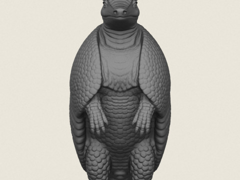 Armadillo Standing 3D Print Model