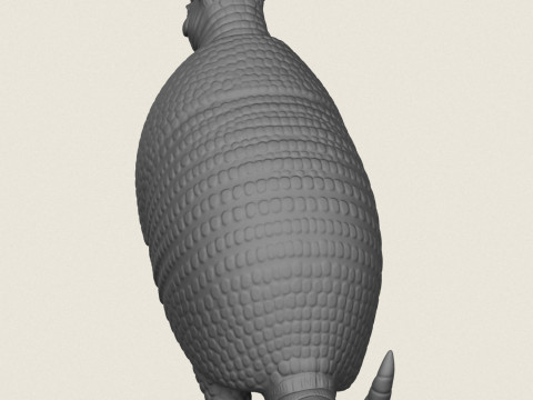 Armadillo Standing 3D Print Model