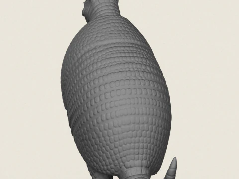 犰狳站立 3D 打印模型