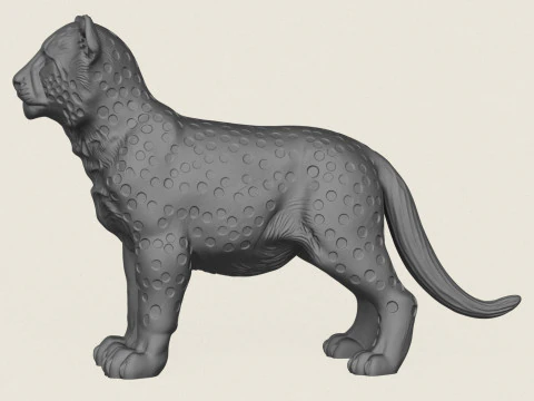 Cachorro de guepardo Modelo de impresión 3D