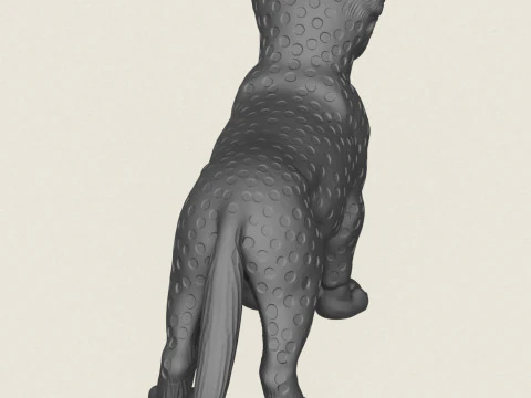 Cachorro de guepardo Modelo de impresión 3D