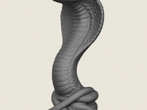 Pomnik węża kobry Model do druku 3D