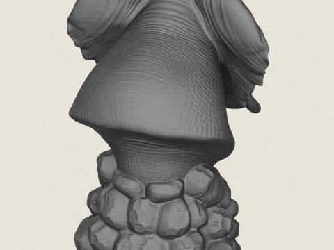 Fil B&uuml;st&uuml; 3D Baskı Modeli