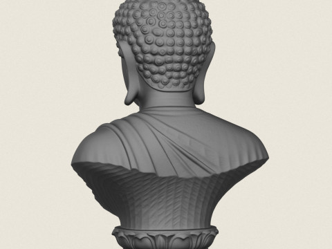 Buddha-B&uuml;ste 3D Druckmodell