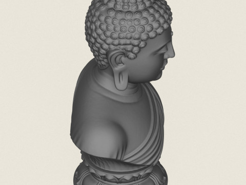 Buddha-B&uuml;ste 3D Druckmodell