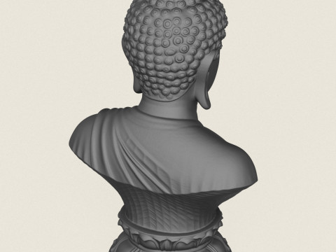 Buddha-B&uuml;ste 3D Druckmodell
