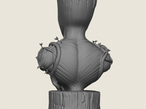 Busto di Groot Modello di stampa 3D