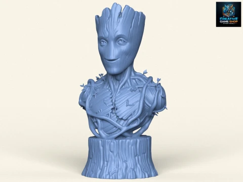Busto de Groot Modelo de Impressão 3D