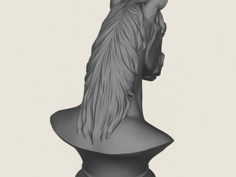 Popiersie konia Model do druku 3D