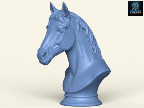 Бюст коня 3D Принт Модель