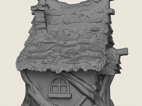 Oude Hut 3D printmodel