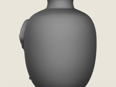 Traditional Elephant Head Jug 3D Print Model