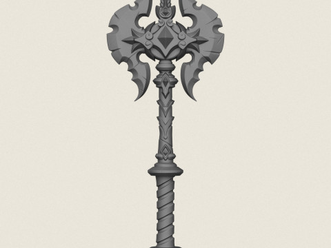 Ancient King Axe 3D Print Model