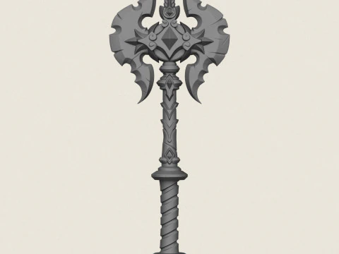 Древний королевский топор 3D Принт Модель