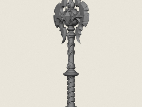 Ancient King Axe 3D Print Model