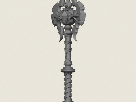 Древний королевский топор 3D Принт Модель