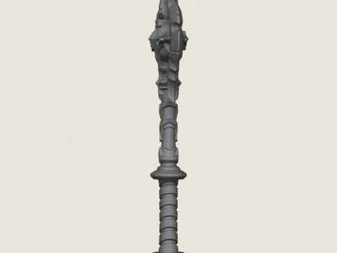 Древний королевский топор 3D Принт Модель