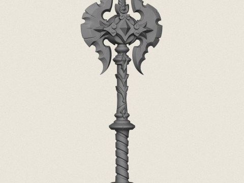 Ancient King Axe 3D Print Model