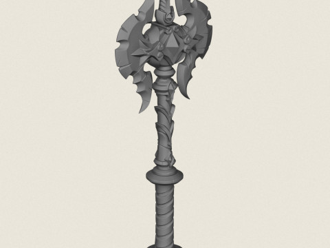 Ancient King Axe 3D Print Model