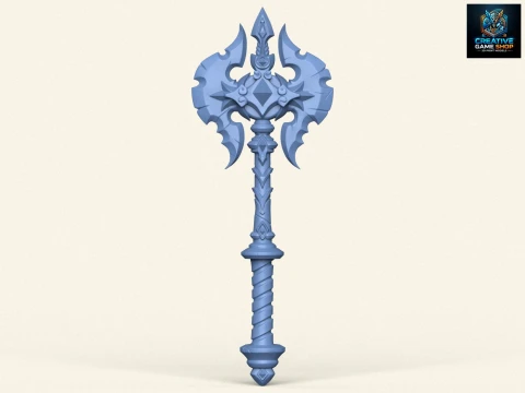 Oude koningsbijl 3D printmodel