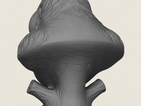 Orang-oetan aap buste 3D printmodel