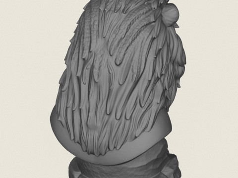 Buste de lion sauvage Modèles 3D en vedette