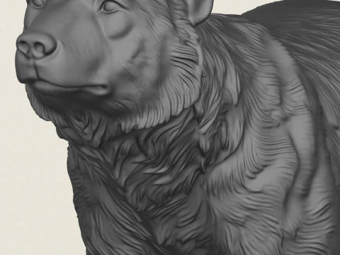 Eisb&auml;r 3D Druckmodell