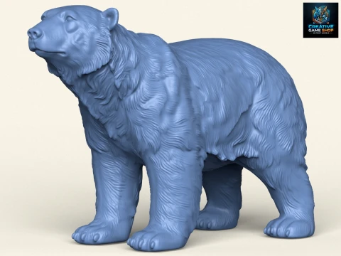 Orso polare Modello di stampa 3D