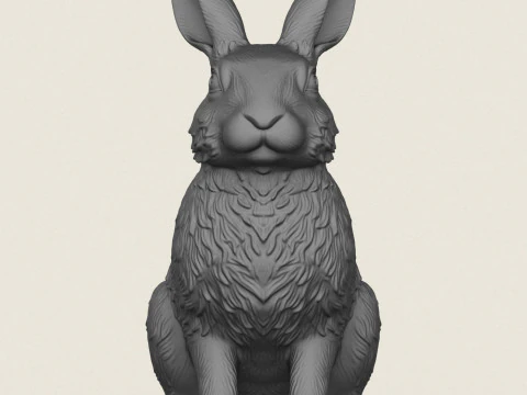 Kelinci Model Cetak 3D