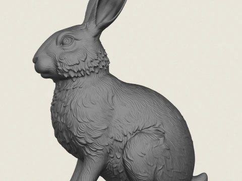 Kelinci Model Cetak 3D