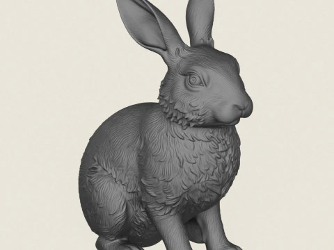 Kelinci Model Cetak 3D