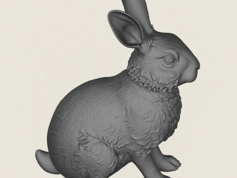 Kelinci Model Cetak 3D