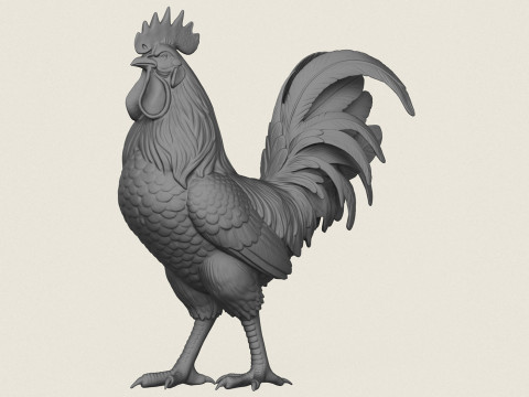 Hen Print Ready 3D Print Model