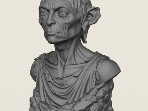 Popiersie Golluma Model do druku 3D