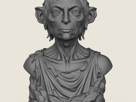 Popiersie Golluma Model do druku 3D