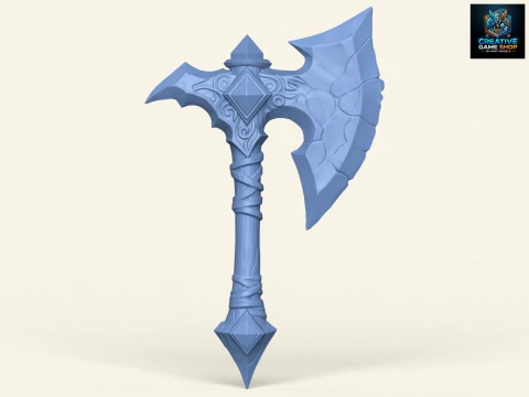 Stijlvolle bijl 3D printmodel