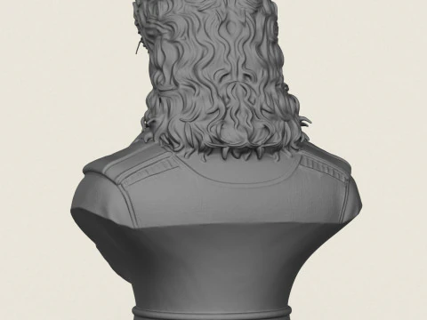Michael Jackson Bust 3D Print Model