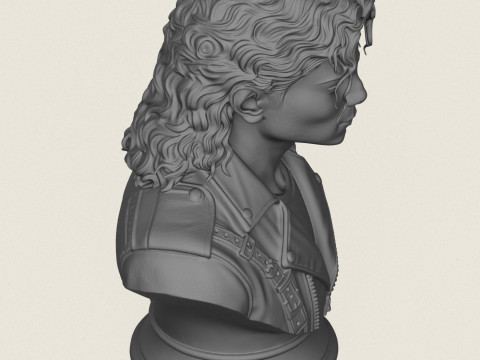 Бюст Майкла Джексона 3D Принт Модель