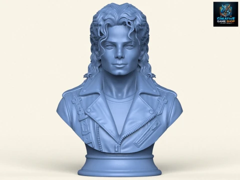Michael Jackson buste 3D printmodel