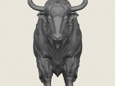 Yak de l'Himalaya Modèles 3D en vedette