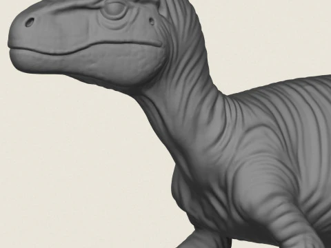 Velociraptor Dinosaur 3D Print Model