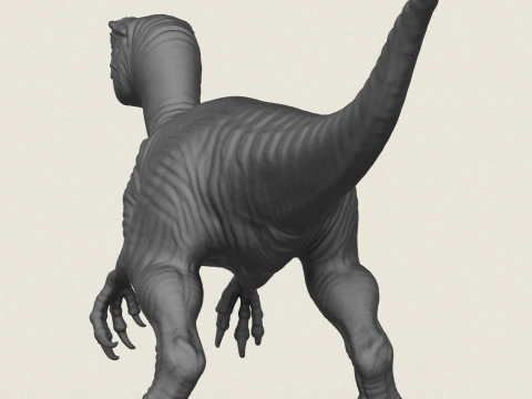 Velociraptor Dinosaur 3D Print Model
