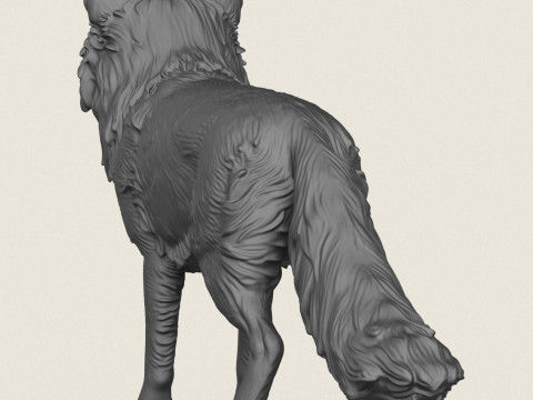 Wilder Fuchs 3D Druckmodell