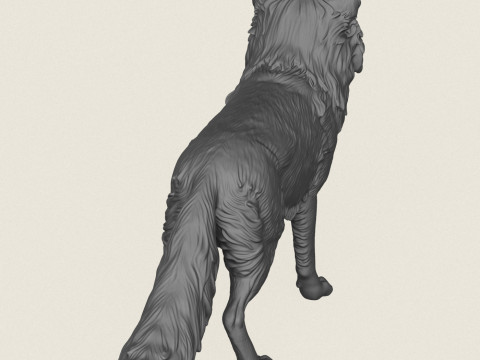 Wilder Fuchs 3D Druckmodell