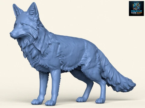 Wild Fox 3D Print Model