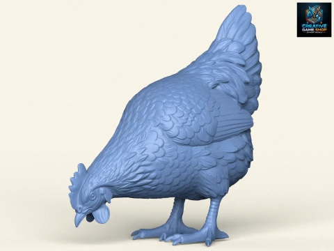 comer pollo Modelo de impresión 3D