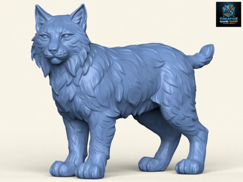 Lince selvaggia Modello di stampa 3D