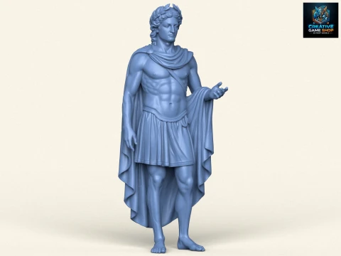 Griekse God Apollo 3D printmodel